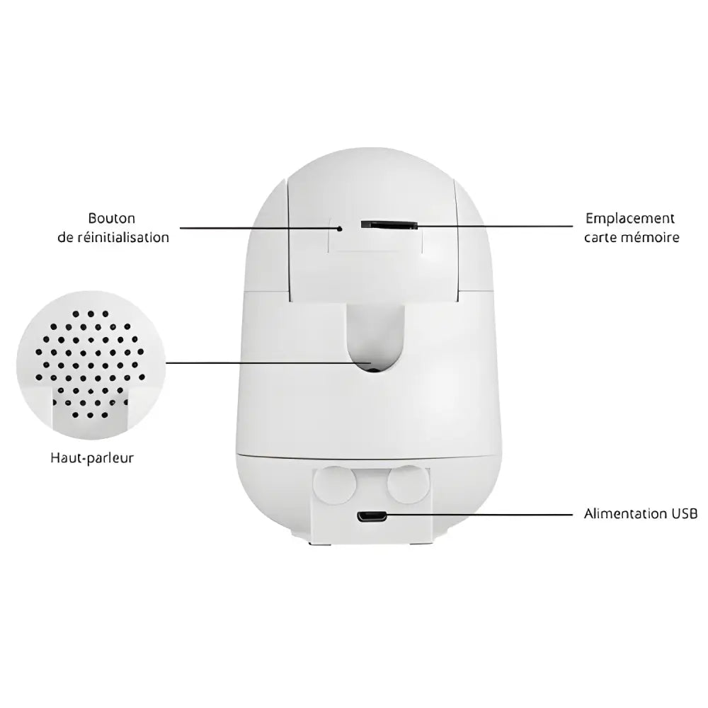 Babyphone Caméra Connecté - HD - Vision Nocturne