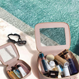 Clear Makeup Bag Organizer Set