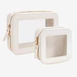 Clear Makeup Bag Organizer Set