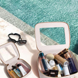 Clear Makeup Bag Organizer Set