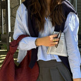 Ava Medium Suede Bag