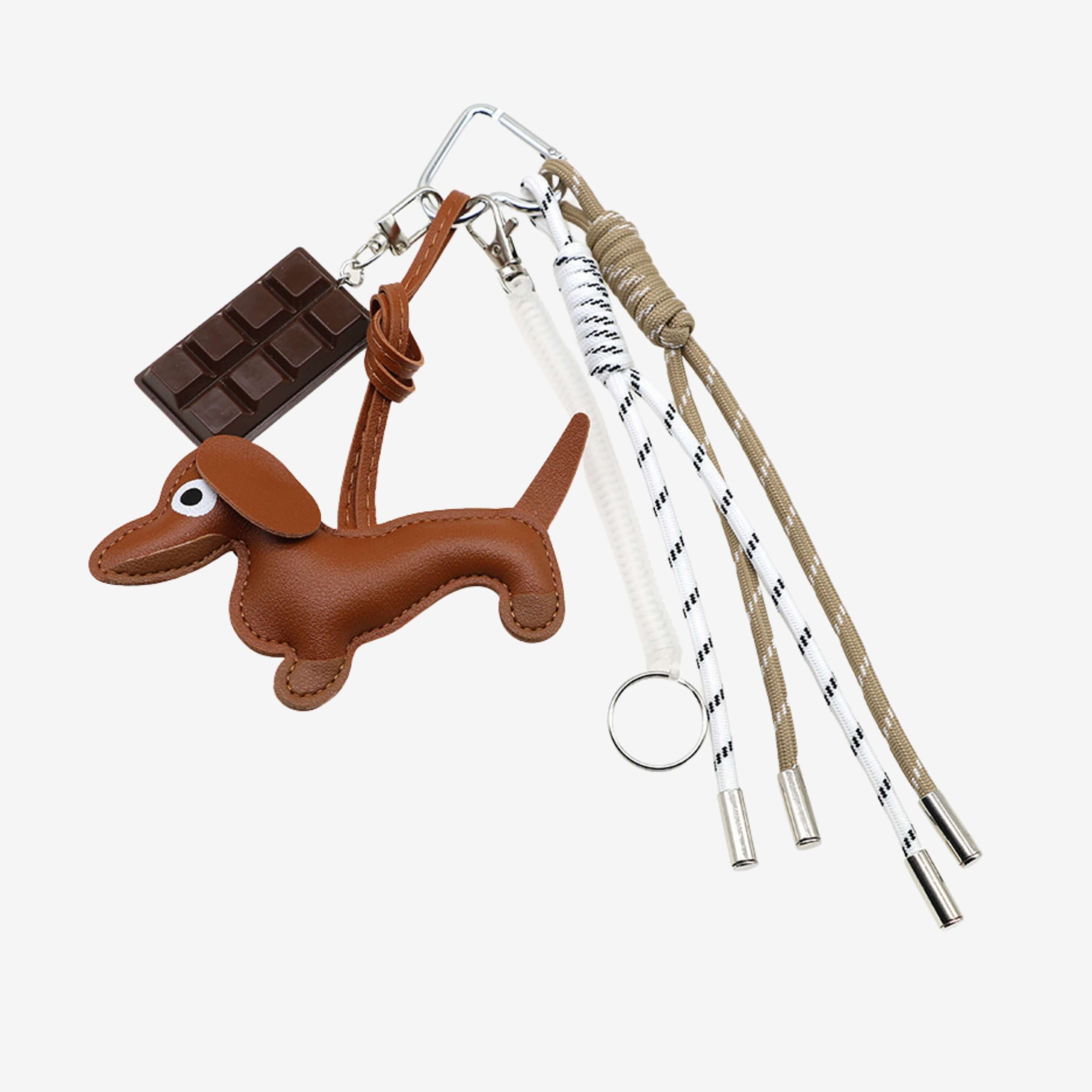 Chocolate & Puppy Bag Charm
