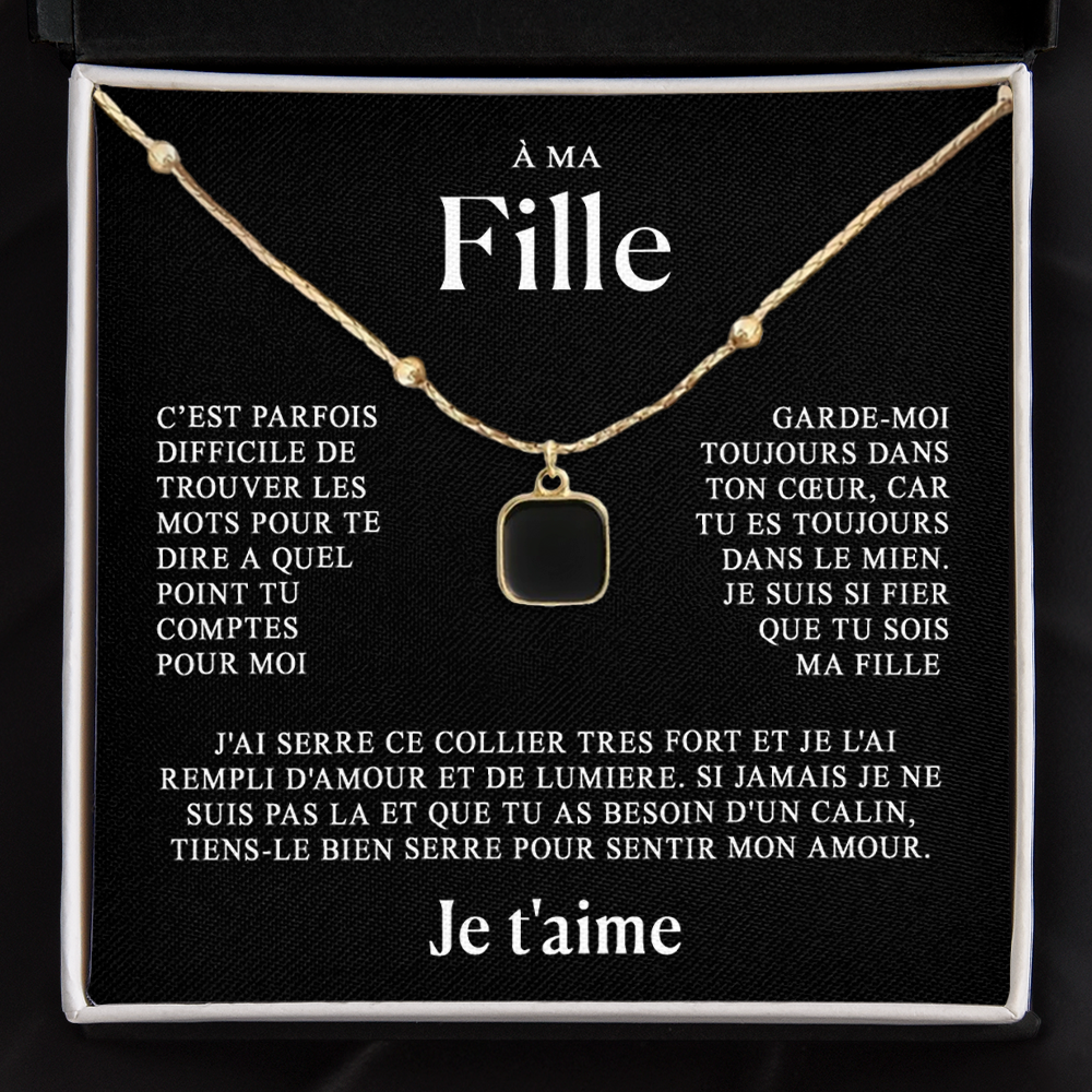 À ma Fille - Collier - Or