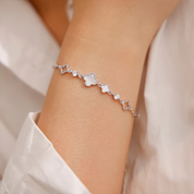 Bracelet en argent sterling et ambre