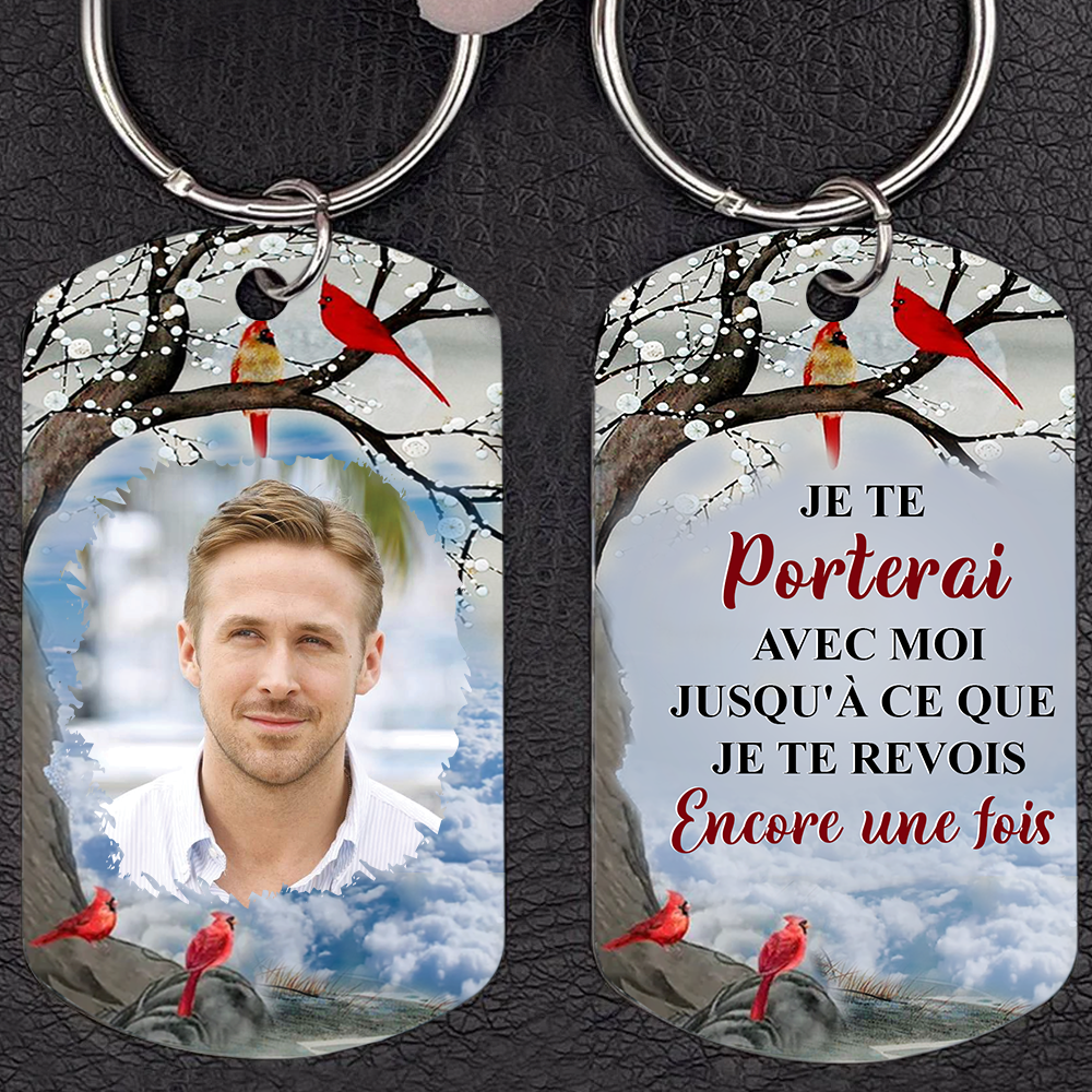 Porte-clés personnalisé - Je t'emporterai toujours avec moi