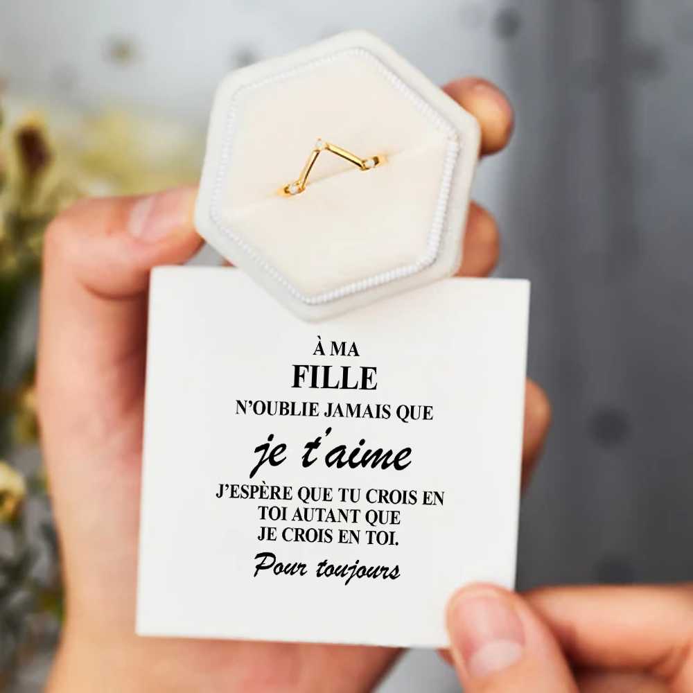À ma Fille - Bague Tribe