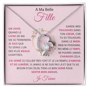 À ma Fille - Collier coeur