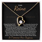 À ma Reine - Collier cœur