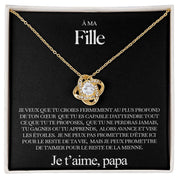 À ma Fille - je t'aime, papa - Or