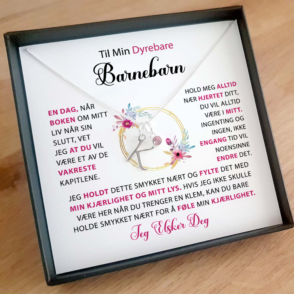 À ma Petite-fille - Collier de pierre de naissance