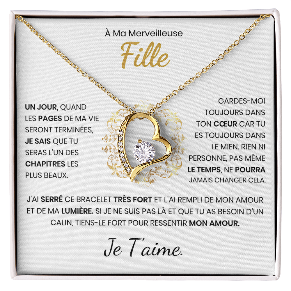 À ma Fille - Collier pendentif