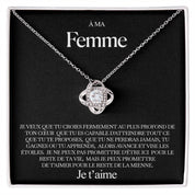 À ma Femme - Collier noeud d'amour
