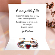 À ma Petite-fille - Bracelet coeur