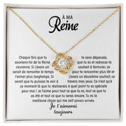 À ma Reine - Collier pendentif Amour - Or