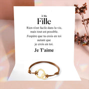 Bracelet familial - À mon Fils ou à ma Fille - Or