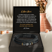À mon Mari - Bracelet de promesse - Je t'aime