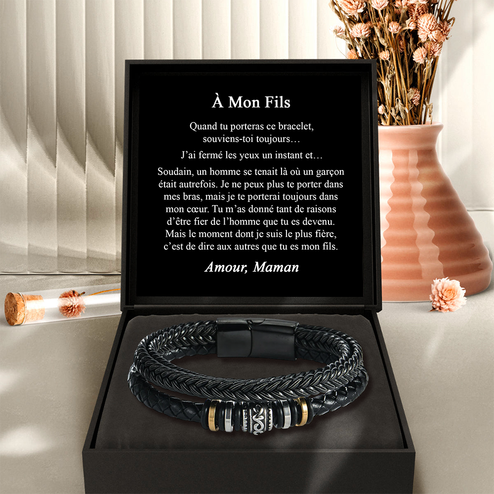 À mon Fils - Je suis fier de toi - Avec amour, maman