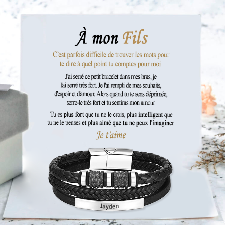 À mon Fils - N'oublie jamais de me garder dans ton cœur