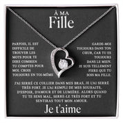 Collier coeur - À ma Fille - Or