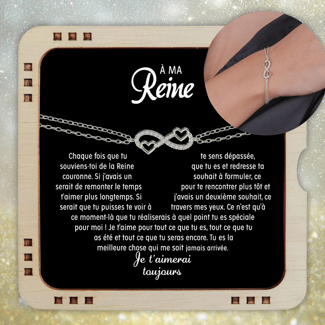 À mon âme sœur - Bracelet coeurs d'amour