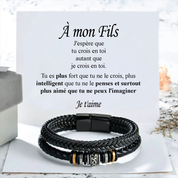 À mon Fils Bracelet - Fier de toi