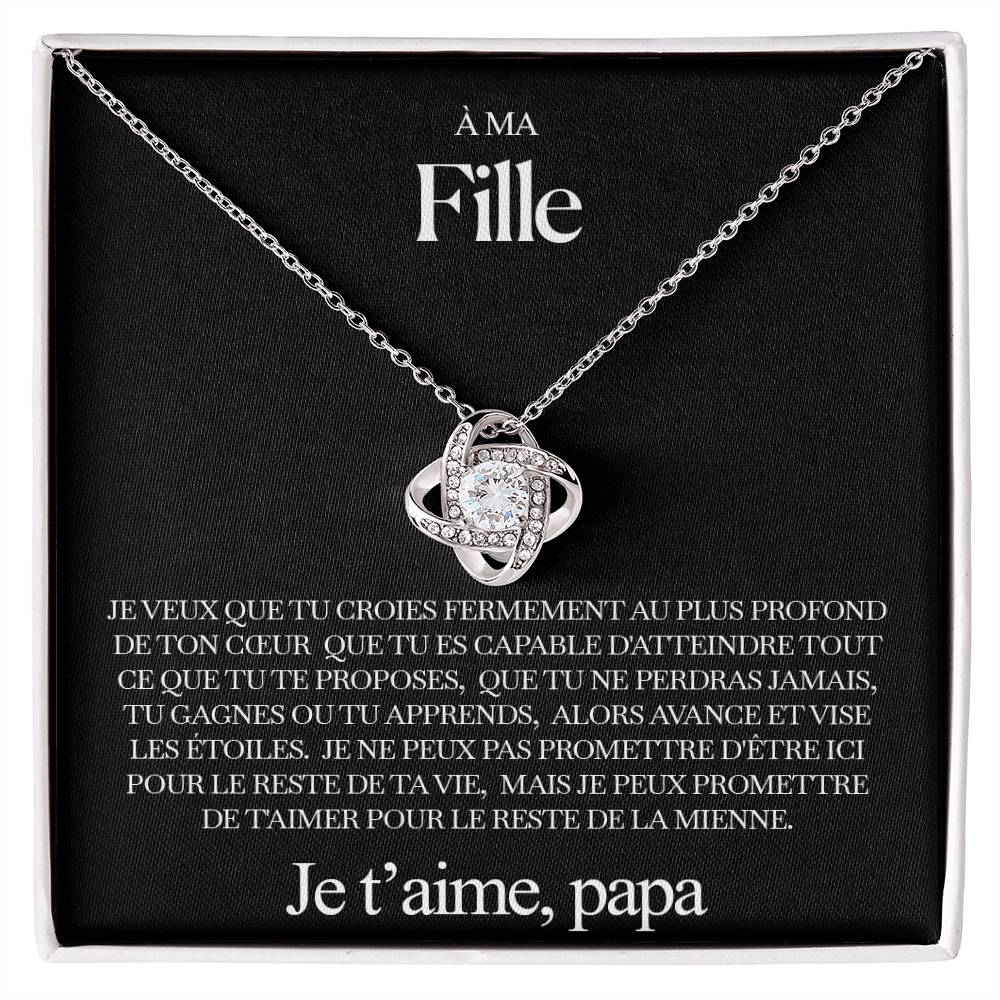 À ma Fille - je t'aime, papa - Or