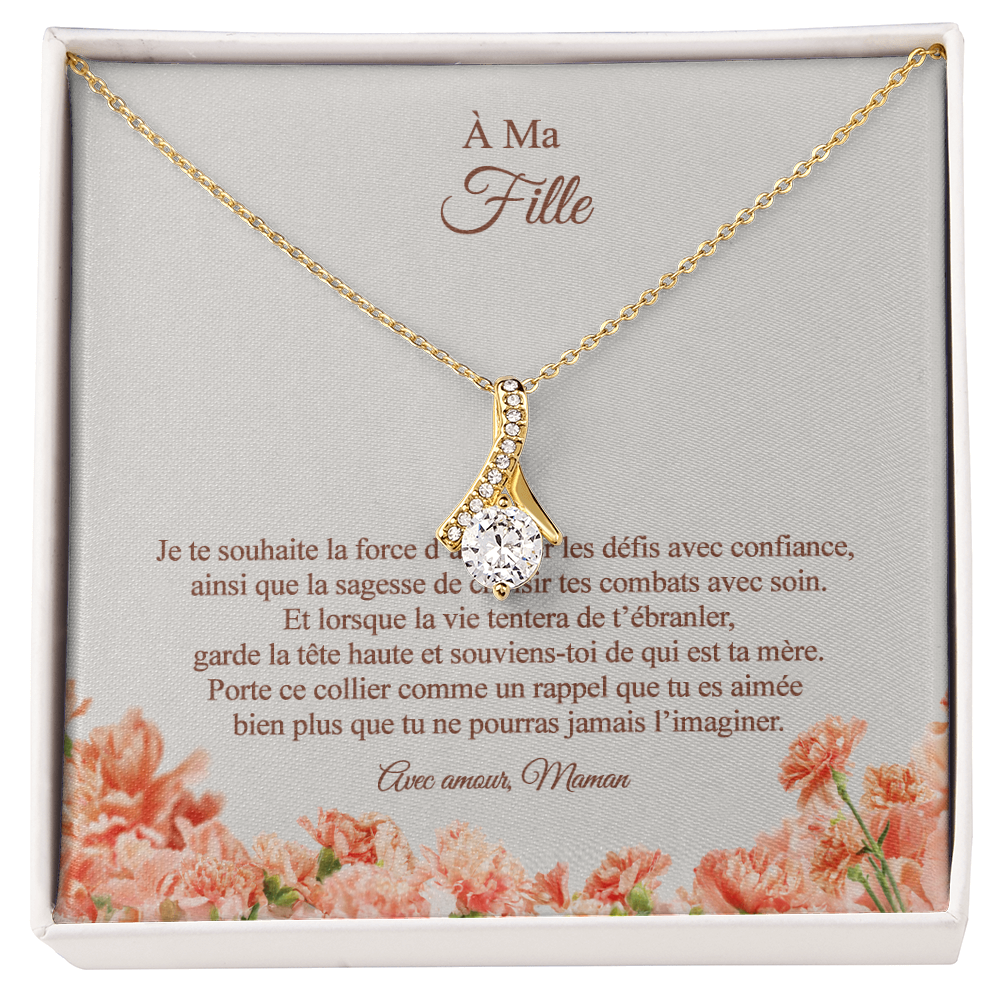 À ma Fille - Je te souhaite force et sagesse, je t'aime maman