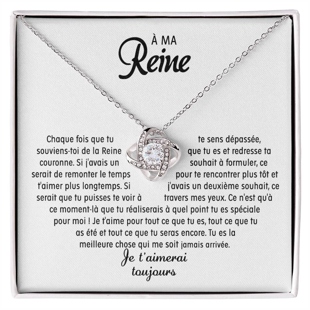 À ma Reine - Collier pendentif Amour - Or