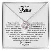 À ma Reine - Collier pendentif Amour - Or