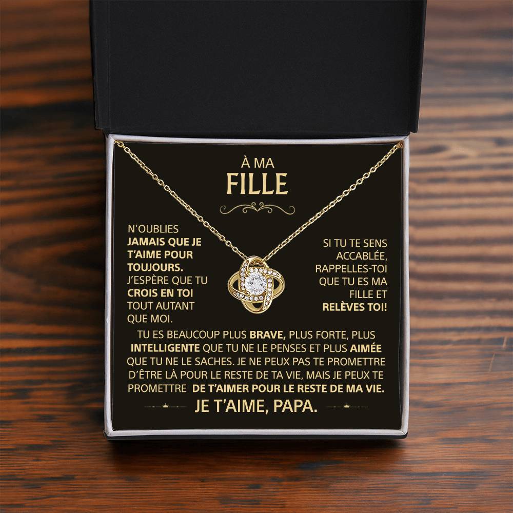 À ma Fille - N'oublie jamais que je t'aime, papa - Or