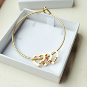 Bracelet souvenir - Toujours dans mon coeur - Or