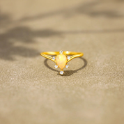 À ma Fille - Bague en pierre d'opale