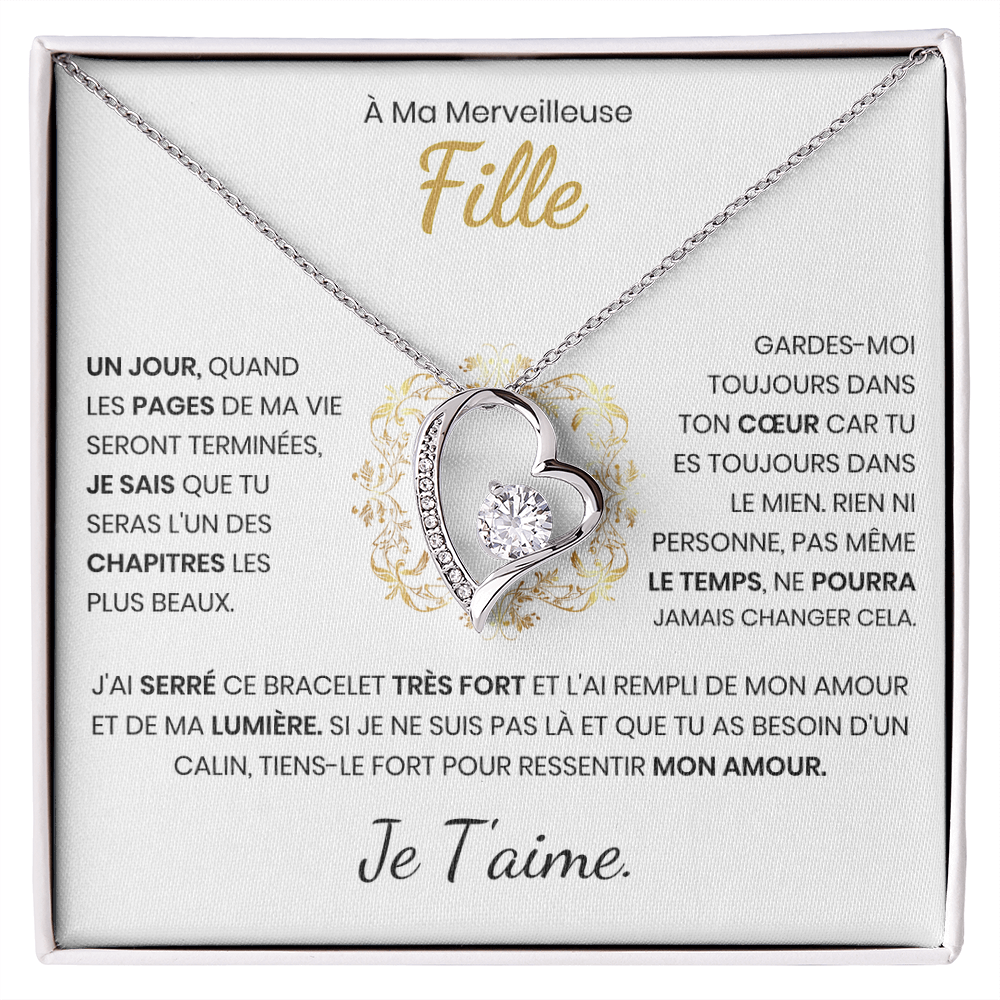 À ma Fille - Collier pendentif