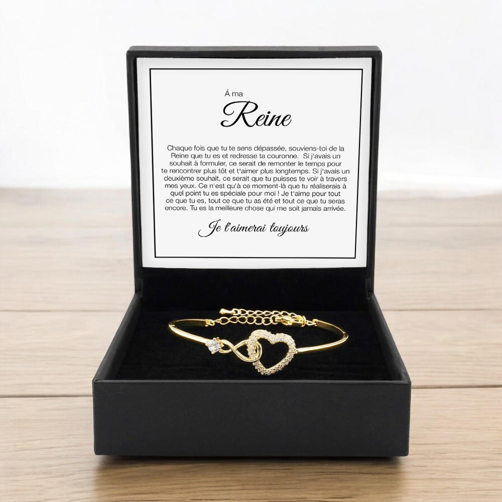 À ma Reine - Bracelet d'amour éternel