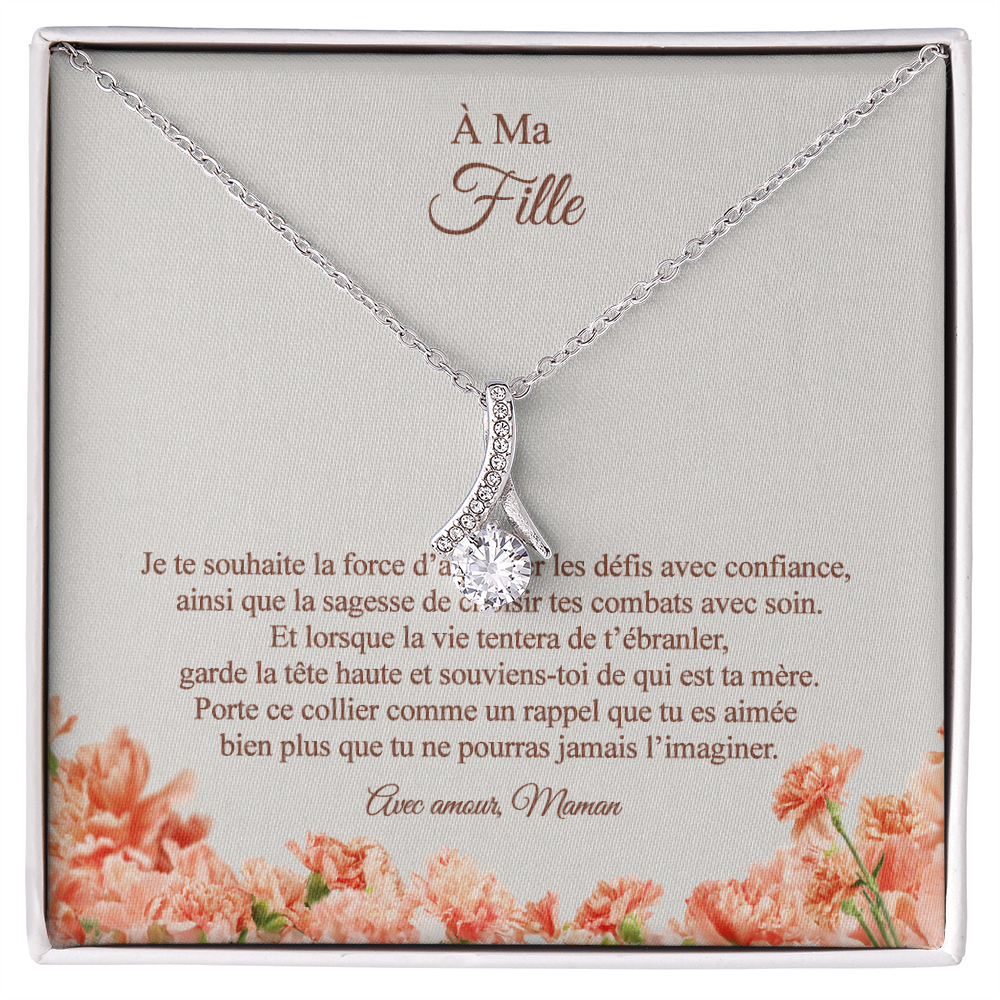 À ma Fille - Je te souhaite force et sagesse, je t'aime maman