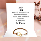 Bracelet familial - À mon Fils ou à ma Fille - Or