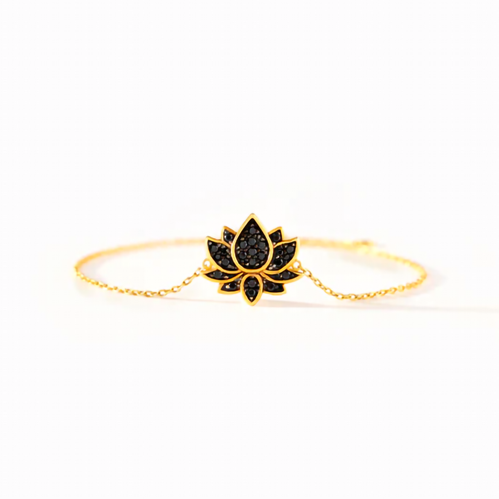 À ma Fille - Bracelet Lotus d'amour