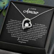 À mon Amour - Collier coeur