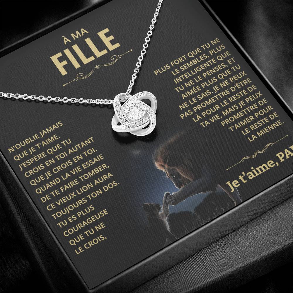 À ma Fille - N'oublie jamais que je t'aime - Or