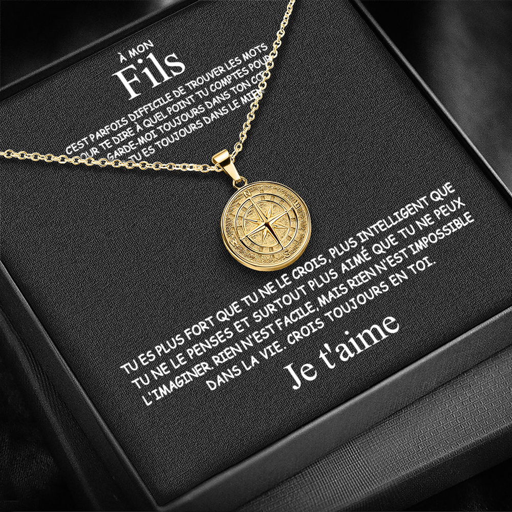 À mon Fils - Boussole - Or