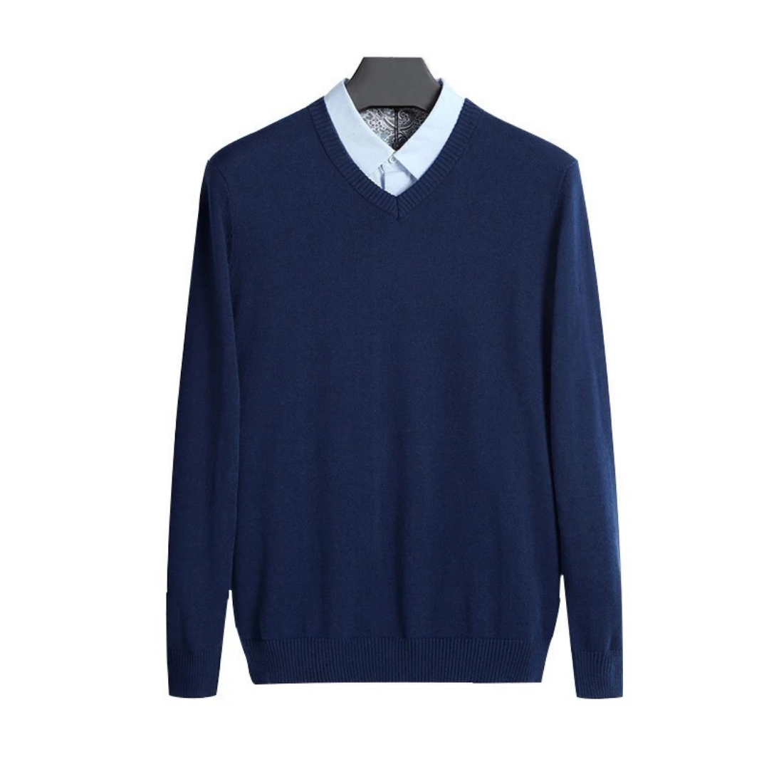 Pull col V Arctique | Ibloda™