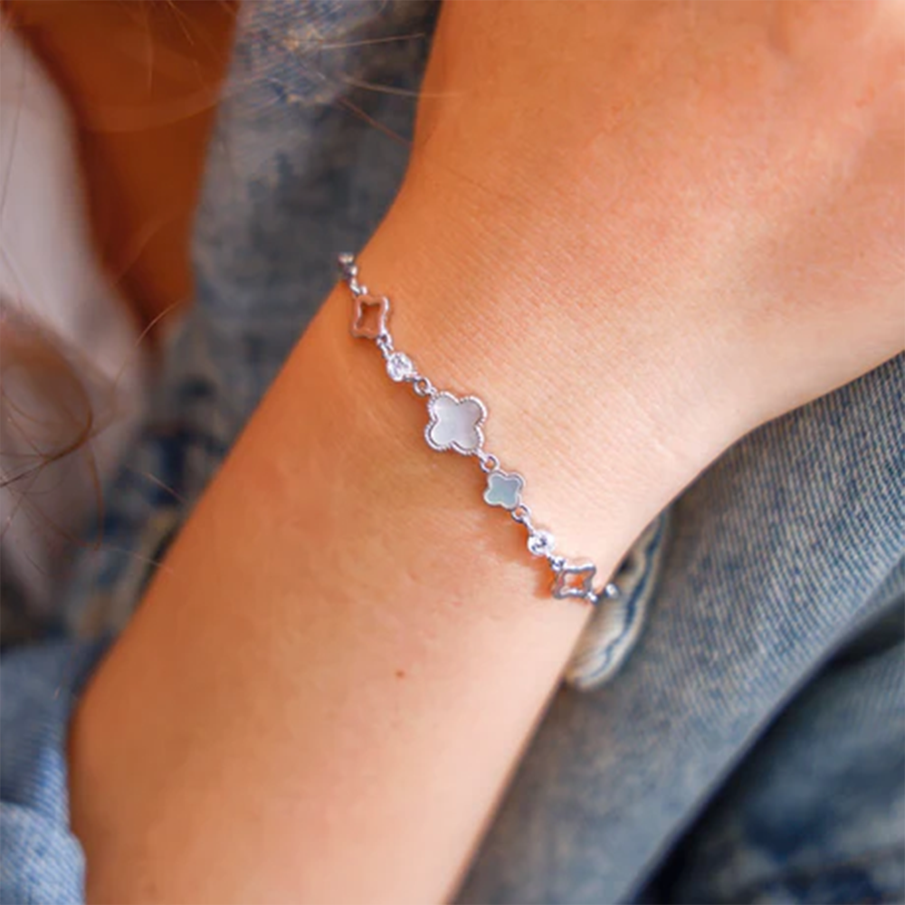 Bracelet en argent sterling et ambre