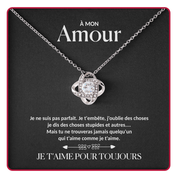 À mon âme sœur - Collier en vraie rose + Bracelet en argent + Boucles d'oreilles en argent