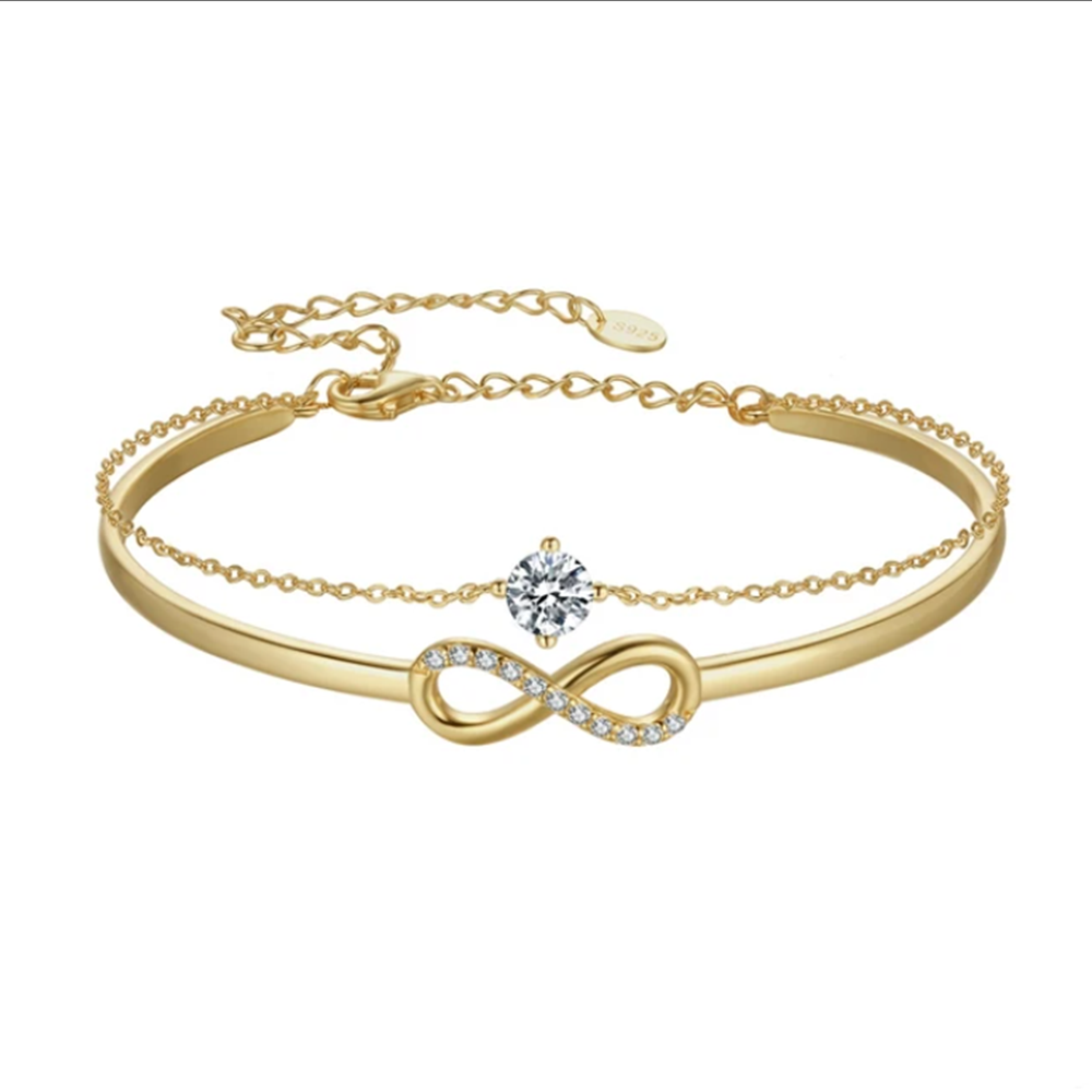 À ma Fille - bracelet avec pierre de naissance