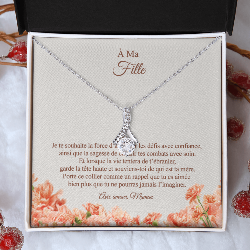 À ma Fille - Je te souhaite force et sagesse, je t'aime maman