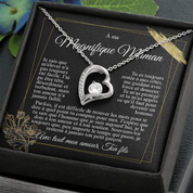À ma Maman - Je t'aime de la part de mon fils - Collier cœur