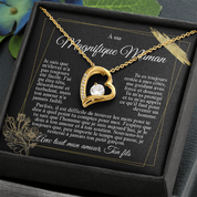 À ma Maman - Je t'aime de la part de mon fils - Collier cœur