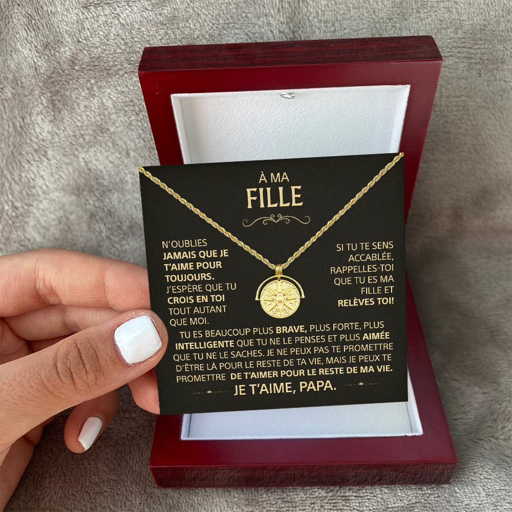 À ma Fille - Collier Soleil