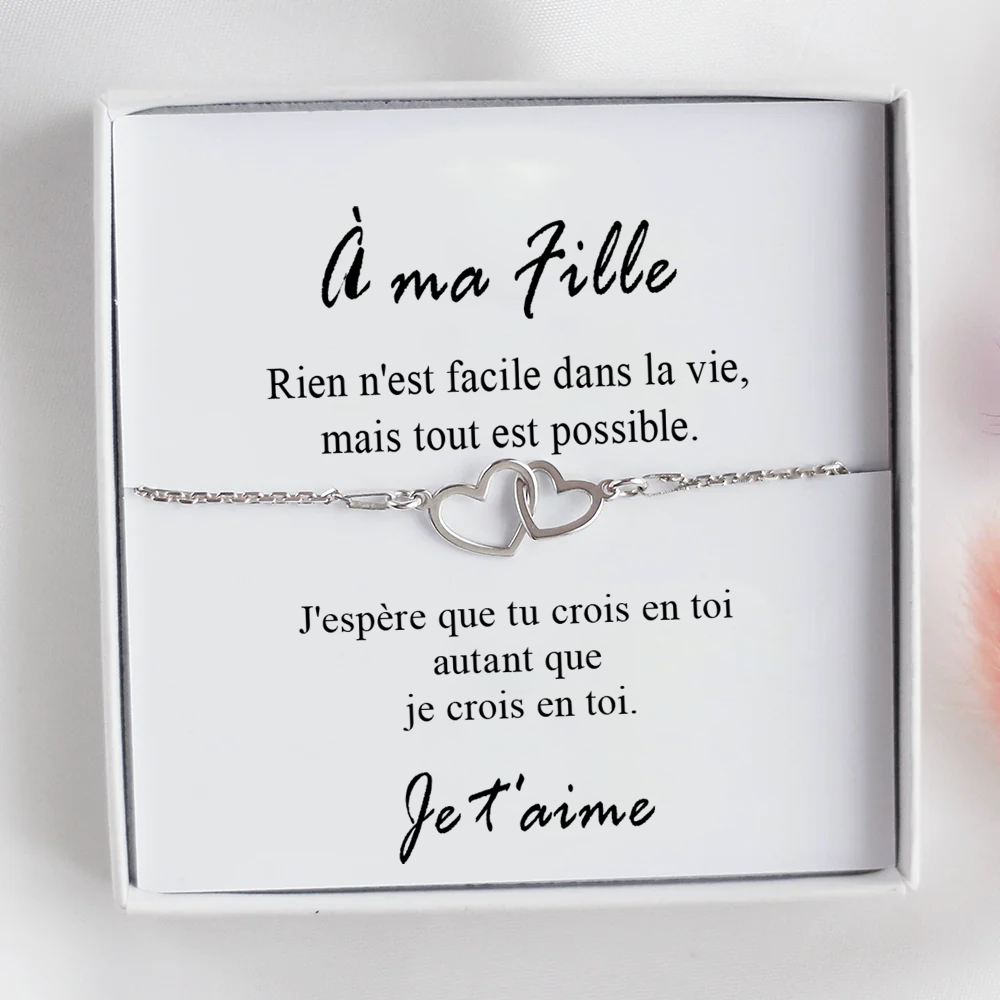 À ma Fille - Nos cœurs imbriqués pour toujours