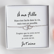 À ma Fille - Nos cœurs imbriqués pour toujours